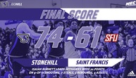 Stonehill Men's Basketball Highlights/Postgame Interviews vs Saint Francis (PA); February 2, 2023