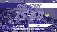 Stonehill Men's Basketball Highlights/Postgame Interviews vs Long Island U; February 16, 2023