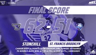 Stonehill Men's Basketball Highlights/Postgame Interviews vs St. Francis Brooklyn; February 11, 2023