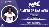 Chas Stinson NEC Player Of The Week Interview