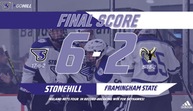 Stonehill Men's Ice Hockey Highlights vs Framingham State; February 18, 2023