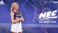 Holte Named to Northeast Conference Rookie Team