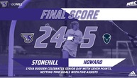 Stonehill Women's Lacrosse Highlights vs Howard; April 15, 2023