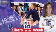 Russell Named NE10 Libero of the Week